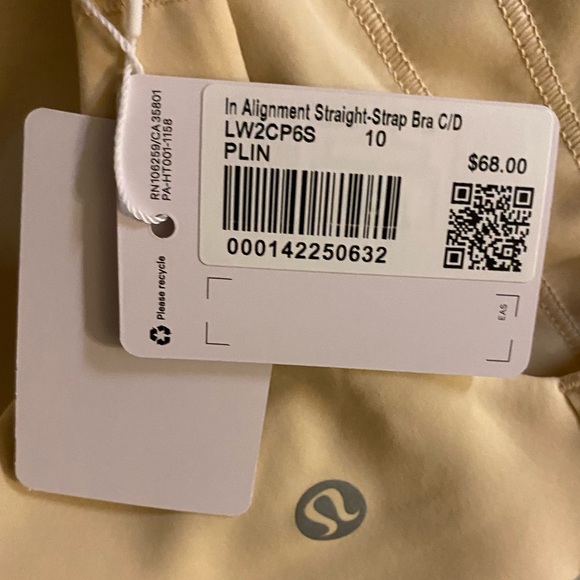NWT Lululemon In Alignment Sports Bra Light Support C/D Cup Bundle (3 Bras) - Picture 6 of 8